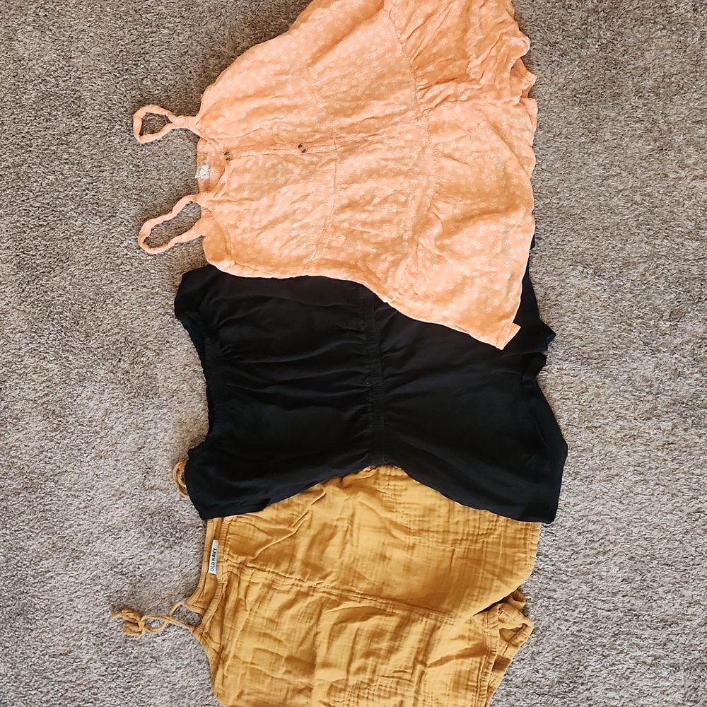3 girls rompers in size 8